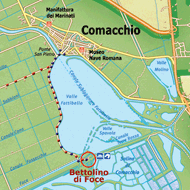 Mappa Valli di Comacchio